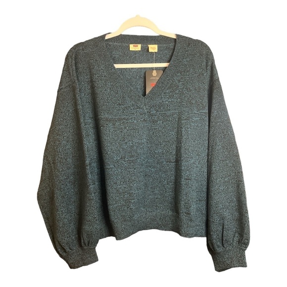 Levi’s Cropped Relaxed Fit Sweater Size XL NWT CH1 - Picture 1 of 5